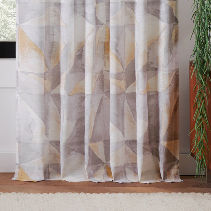 Rochelle Porter Prism Grey 50 X 108, 50" W x 108 " L