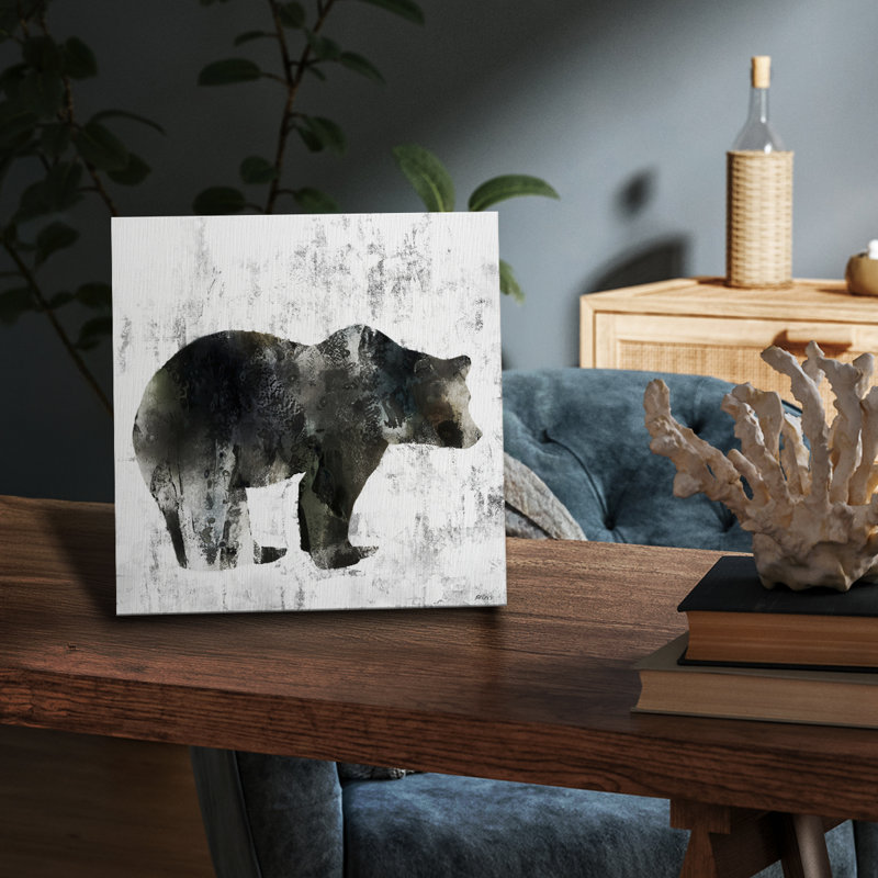 Totem ours - galerie sur mesure, H 27 po x l 18 po