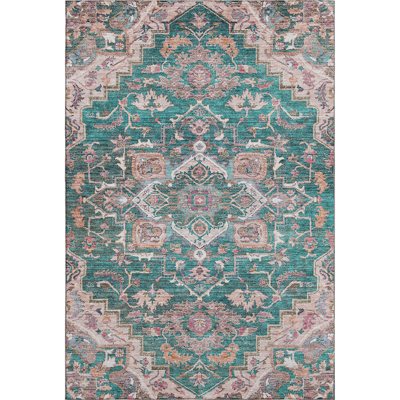 Tapis émeraude de qualité supérieure Prisco, Rectangle 9 pi x 12 pi