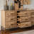 Maysa 9-Drawer Wooden Dresser with Sculpted Front