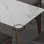 White rock plate dining table and chair set-107209609