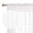 Jacquard Striped Design Rod Pocket Sheer Curtains (Set of 2)-1298866095-1298866094