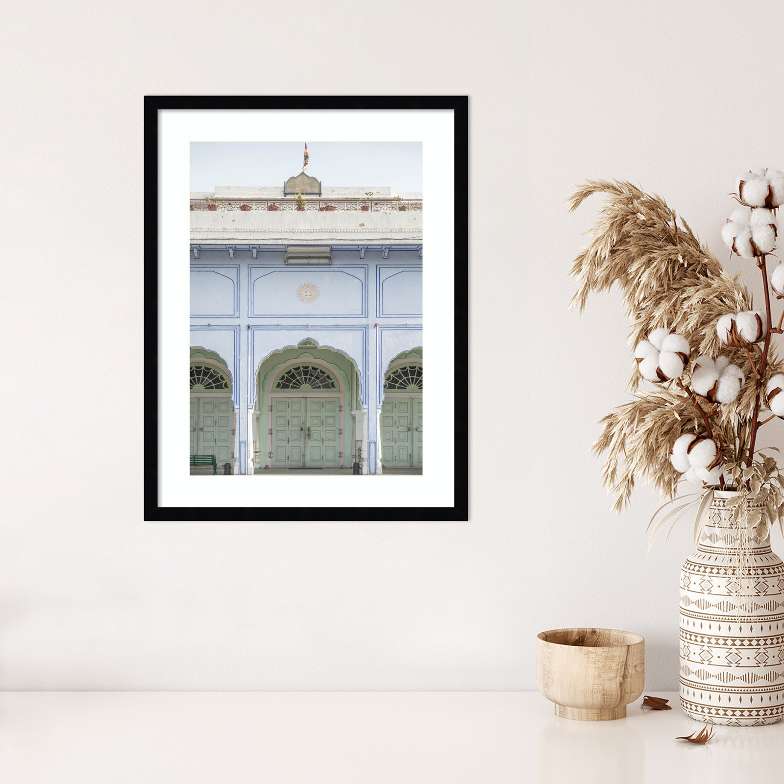 Sunshine Palace Print by Shot by Clint, Black, 25" H x 19" W