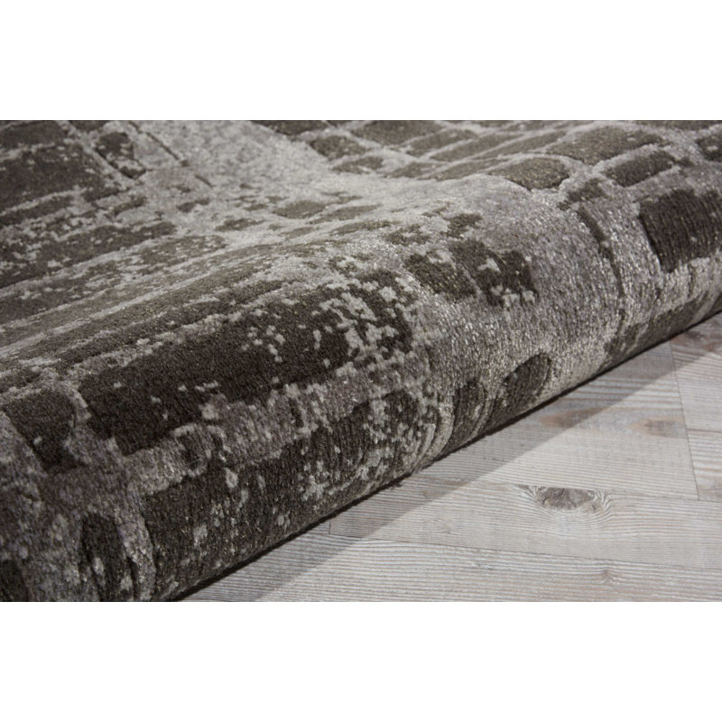 Tapis gris anthracite moderne Cannes