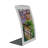 Livie 8.5 x 11 Sign Holder Portrait Vertical Picture Frame for Tabletop, with Magnetic Lens, Curved