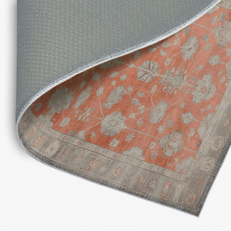 Tapis gris intérieur et extérieur surteint, Rectangle 4pi x 6 pi