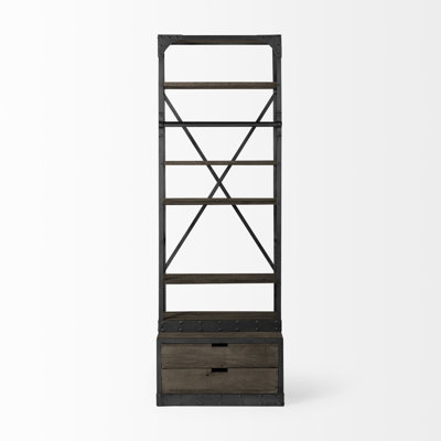 Schlueter Etagere Storage Bookcase