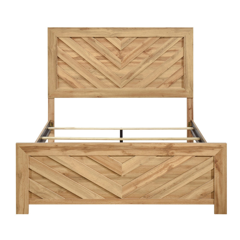 Panel Bed Chevron Pattern, California King