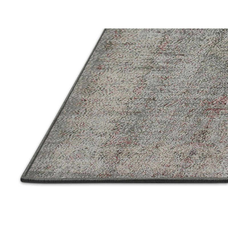 Tapis blanc/gris traditionnel Middlesex, Rectangle 5 pi x 7 pi