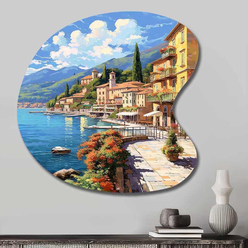 Moise - art mural asymétrique Italie, reproduction de sculpture murale en métal de forme unique, H 27 po x l 27 po x P 1 po