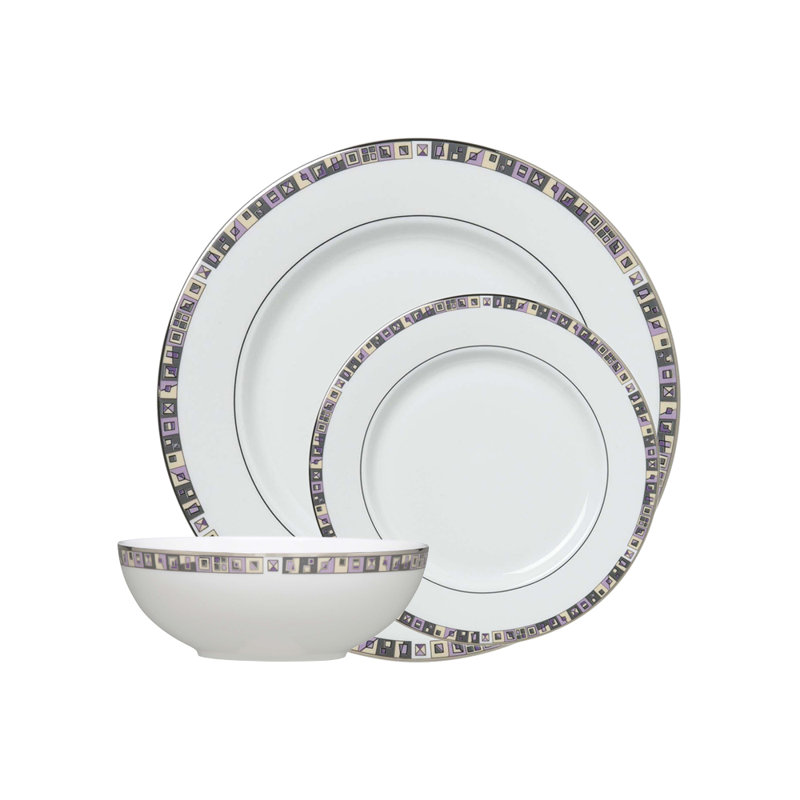 Bone China Dinnerware Set 12 Piece - Service for 4