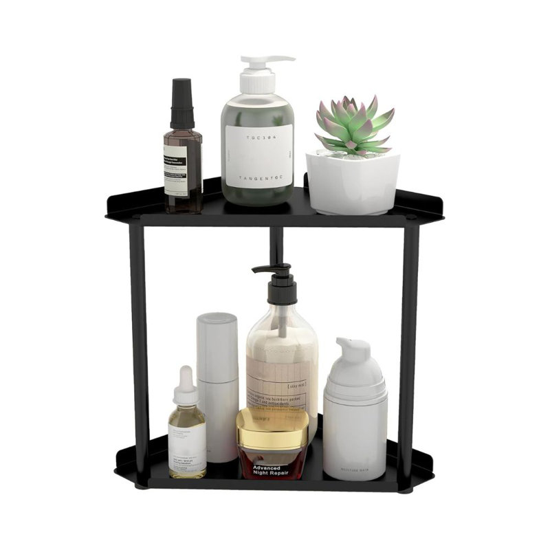 Comptoir de salle de bain à 2 niveaux