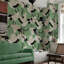 Green Herons Chinoiserie Wallpaper White