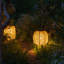 Tika LED Outdoor Wall Lantern-90011302-90011303