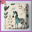 Zèbre Botanical Illustration Bedding Zebra couvre-lit animal-125033225