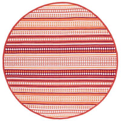 Adamsen Hand Woven Cotton Striped Rug