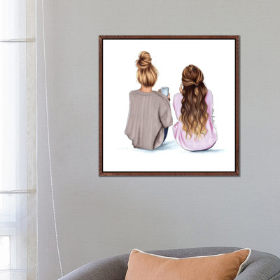 Sisters by Elza Fouche - Painting on Canvas