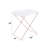 Clear Acrylic & Copper Finish Tray Table