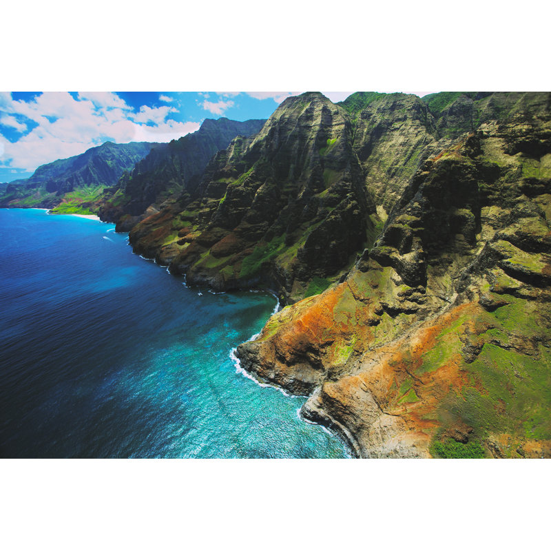 Na Pali Cliff - Photographie sur toile tendue, L 12 po x H 8 po