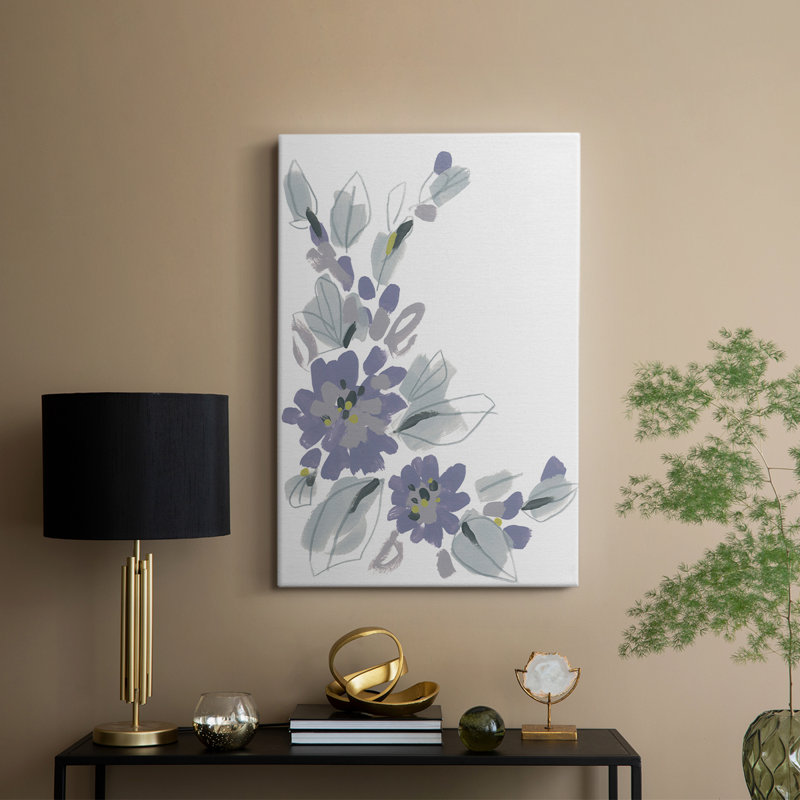 Periwinkle Patch III - galerie sur mesure, H 36 po x l 24 po