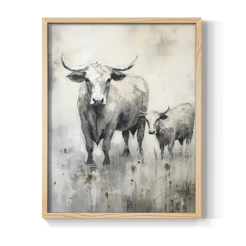 ANIMALS Series CCL XXX, reproduction encadrée - bois massif, H 11 po x l 9 po