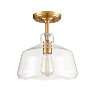Kenworthy Glass Semi Flush Mount