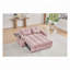 Canapé-lit chenille en tissu avec accoudoirs de rangement, port USB et table d'appoint-193721392