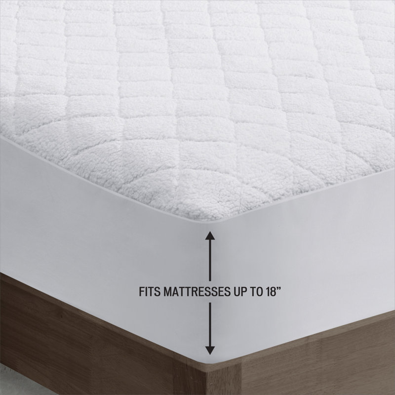 Woolrich Heated Sherpa Mattress Pad & Reviews | Wayfair