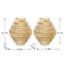 Ensemble de deux vases décoratifs uniques fabriqués à partir de verre de haute qualité pour une décoration intérieure avec style et fonctionnalité-1051149442