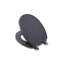 Dorney Flexi-Fix Wooden Toilet Seat - Adjustable Hinges with Top & Bottom Fixings Included and Rust Free Chrome Plated Hinge Covers, Antibacterial Treated Surface (Sandstone Effect)-1085023862