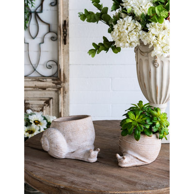 Textured Beige Finish Sand And Cement Planter 9.5X8.3X6 Inches, A Good Fit For Bohemian - Inspired Decor Decorative Inches With Finish, Blends Coastal Home Interiors