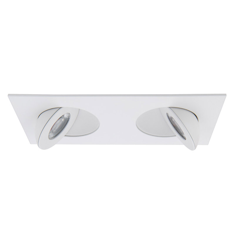 White Aluminum 3.5'' LED Recessed Lighting Kit