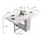 60.2'' L x 28'' H Manufactured Wood Dining Table