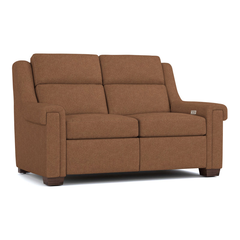 Chester Reclining Loveseat, Perigold Banks Ochre