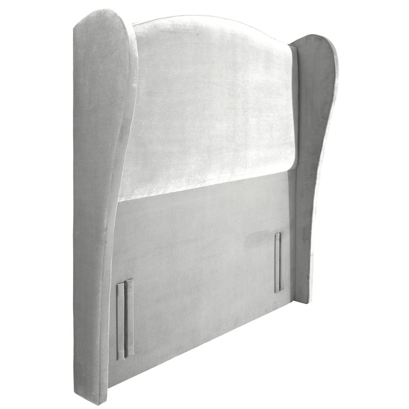 Felicity Upholstered Headboard, Small Double (4'), Grey