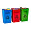 Steel Manual Lift Recycling Bin - 26L