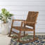 Chaise berçante en bois massif Axton-87691030