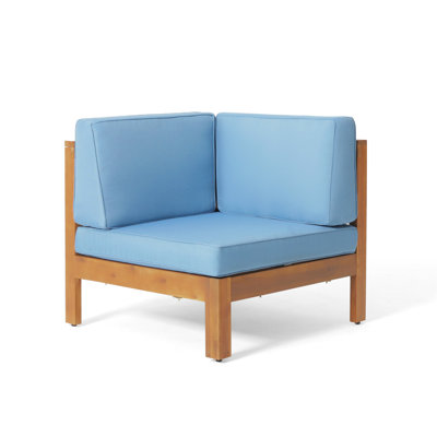 FAUTEUIL DE COIN BRAVA B-dossier, bleu