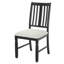 Ensemble de salle à manger extensible 4 pièces avec table, 2 chaises rembourrées et banc-594112324