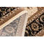 Tapis d'intérieur / beige à motif de médaillon persan beige / noir à branches Branch-30842372