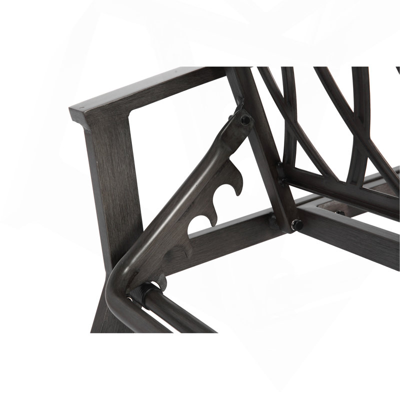 Méridienne en aluminium coulé, Gris