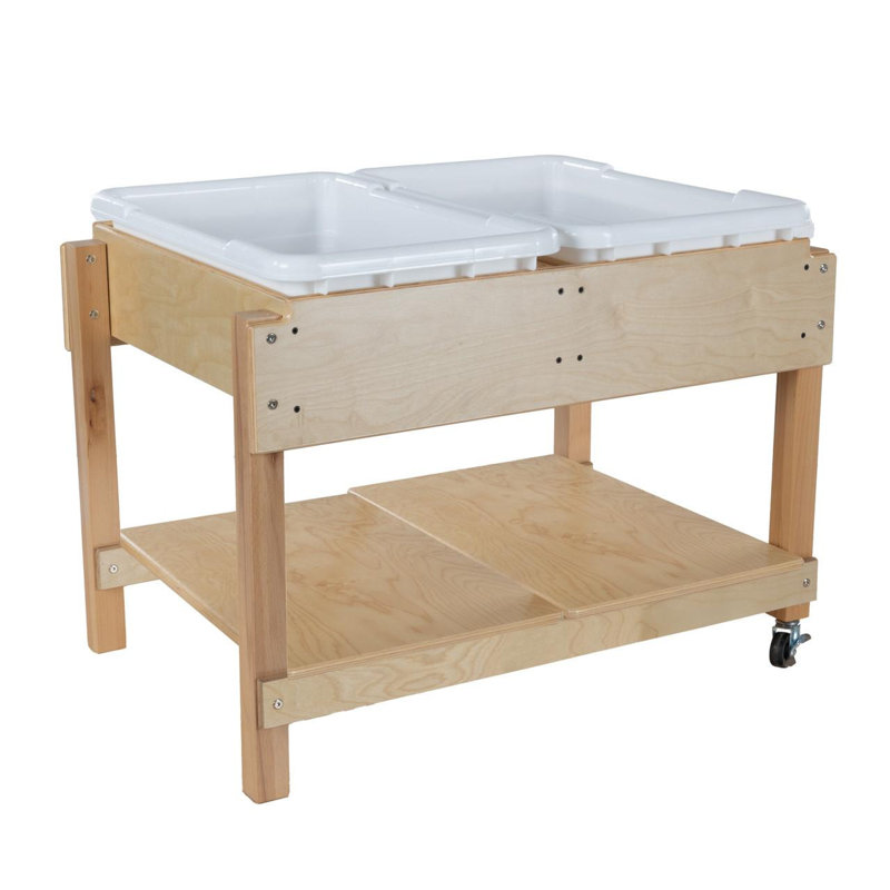 Double table de sable et d'eau