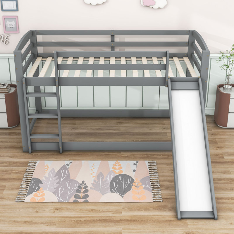 Tholf Kids 90 X 200 cm bunk bed, Grey