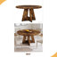 Table de salle à manger ronde - 47 po, 4 places, maison de campagne-1049905083