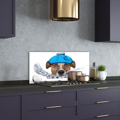 Ismene 50cm W x 100cm L Glass Peel and Stick Panel