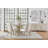 Pine Round Solid Wood Base Dining Table