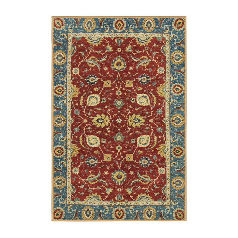 Abstract Indoor Rug, Rectangle 2' x 4'
