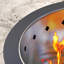 Round Metal Wood Burning Smokeless Fire Pit
