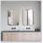Metal Framed Rectangular Bathroom Mirror For Wall, Anti-Rust And Shatterproof, 24X32 Inch, Clear Reflection-1804128379-1804128376