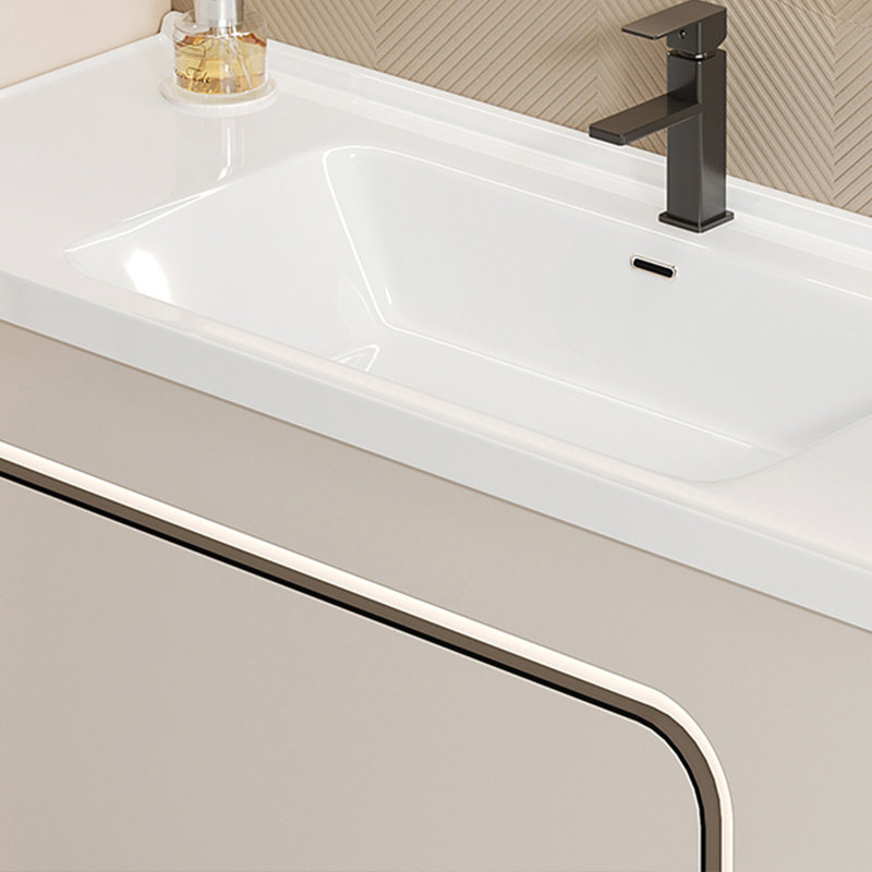 Cream style vanitie bathroom cabinet